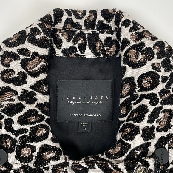 Sanctuary Poison & Leopard Moto Jacket in Leopard - Picture 5 of 13
